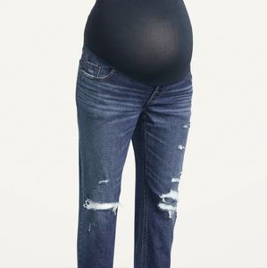 Old Navy, Size 16, Maternity Full Panel Boyfriend Ripped Jeans